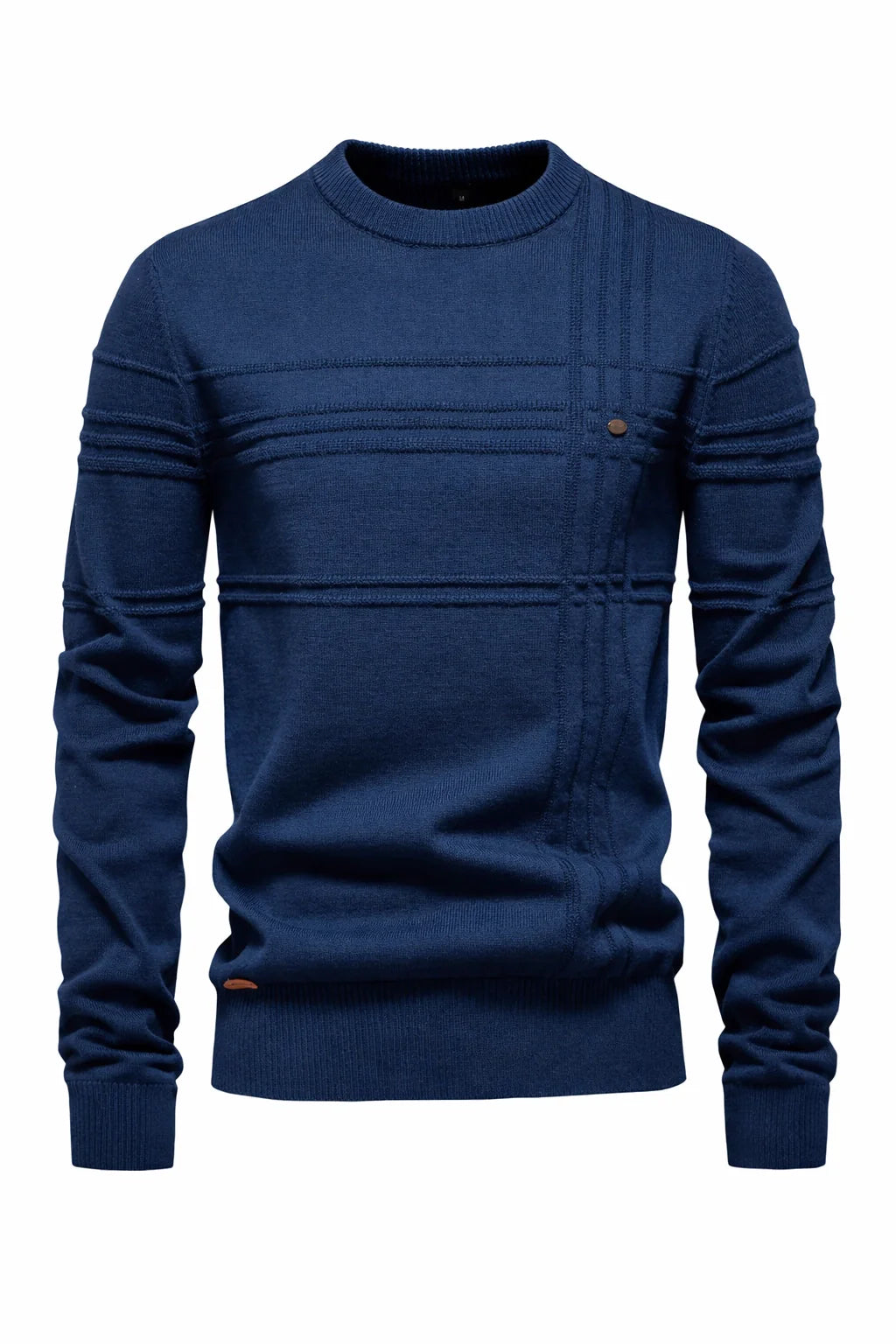 Striped Cotton Crewneck Sweater