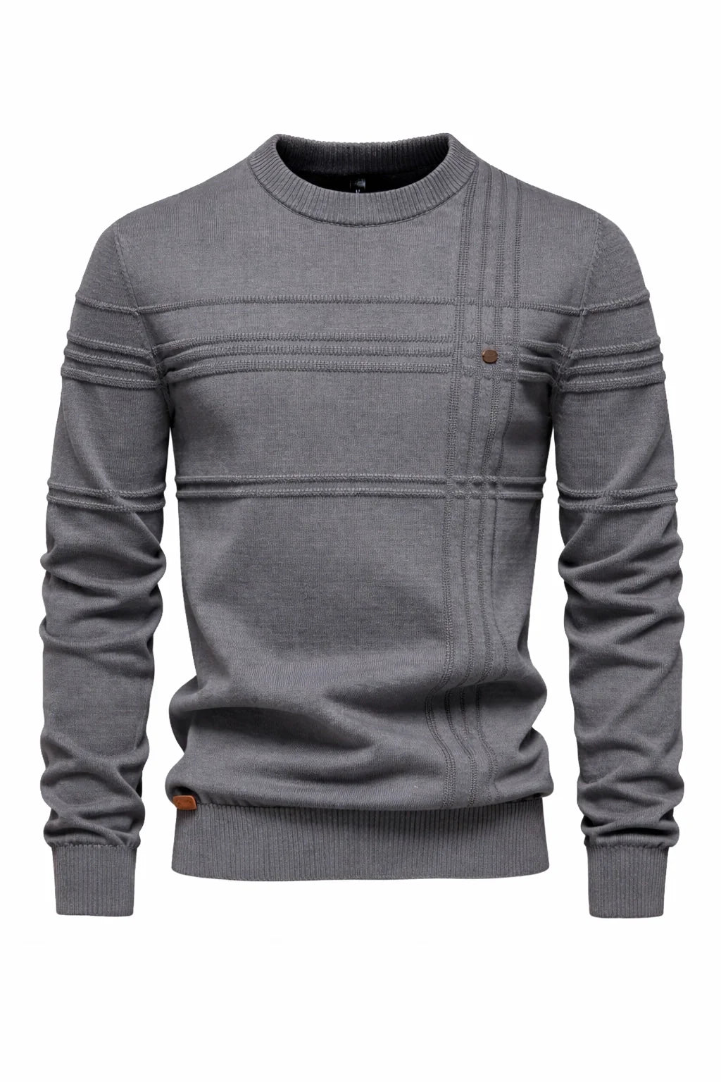 Striped Cotton Crewneck Sweater