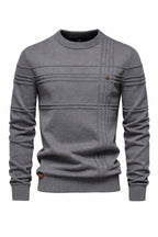 Striped Cotton Crewneck Sweater