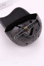 Embroidered Denim Baseball Cap