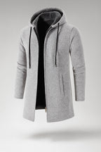 Fleece Padded Hooded Cardigan