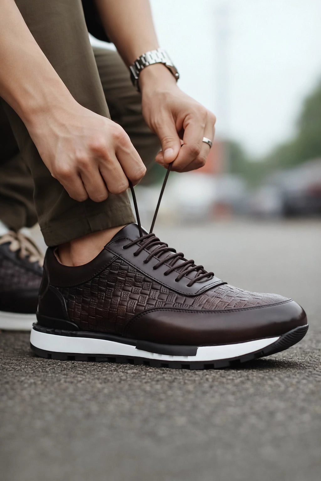 Regent Plaid Sneakers