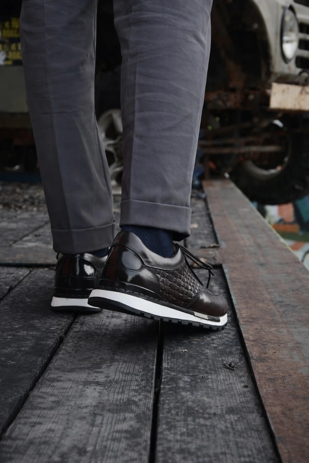 Regent Plaid Sneakers