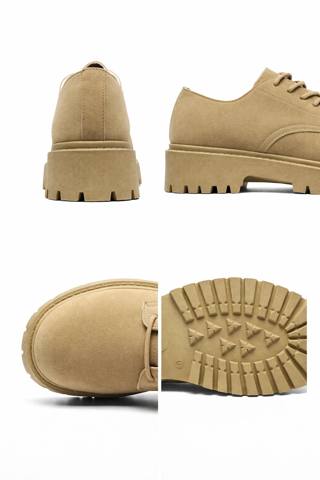 Klobige Derby-Schuhe