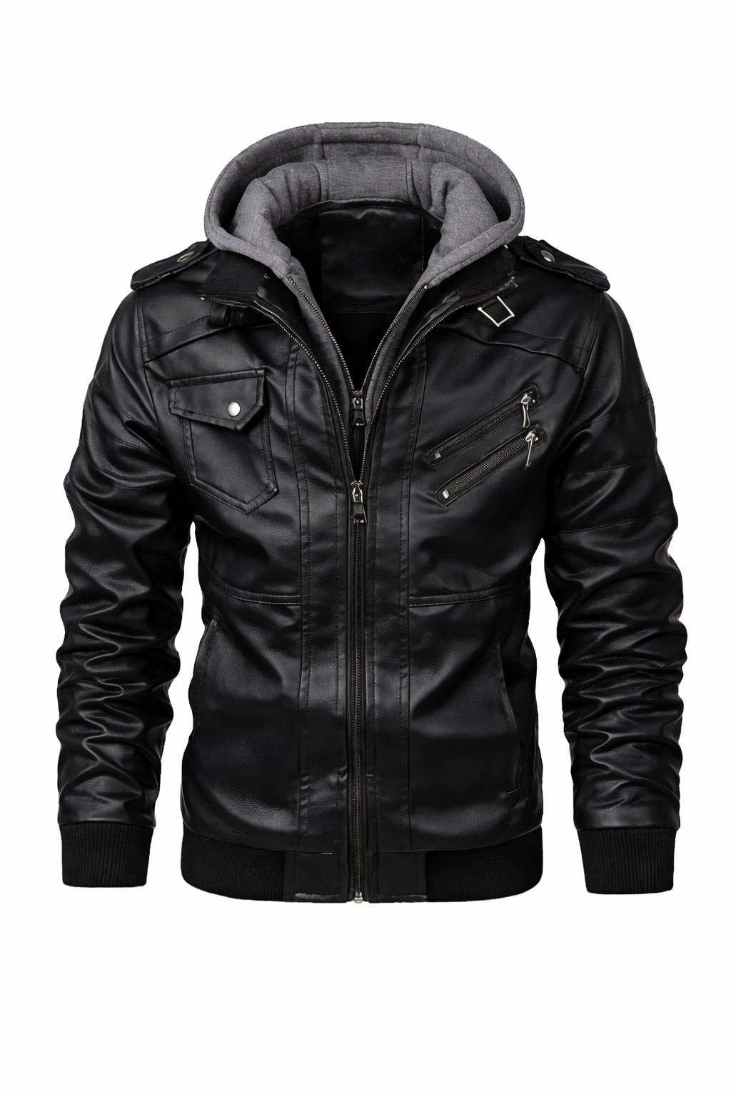 Moto Hooded Jacket