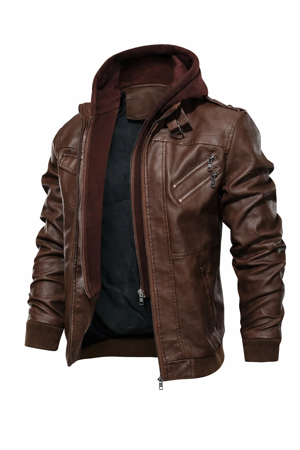 Moto Hooded Jacket