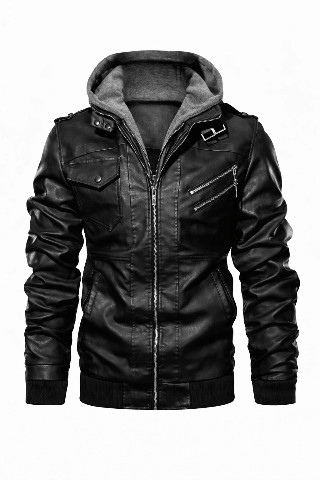 Moto Hooded Jacket