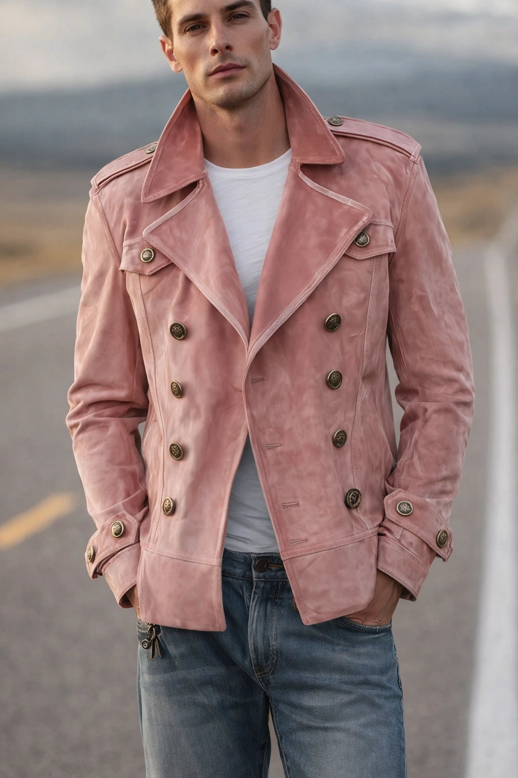 FrostEdge Wildlederblazer