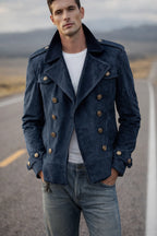 FrostEdge Wildlederblazer