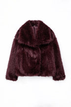 Cropped Faux Fur Jacket