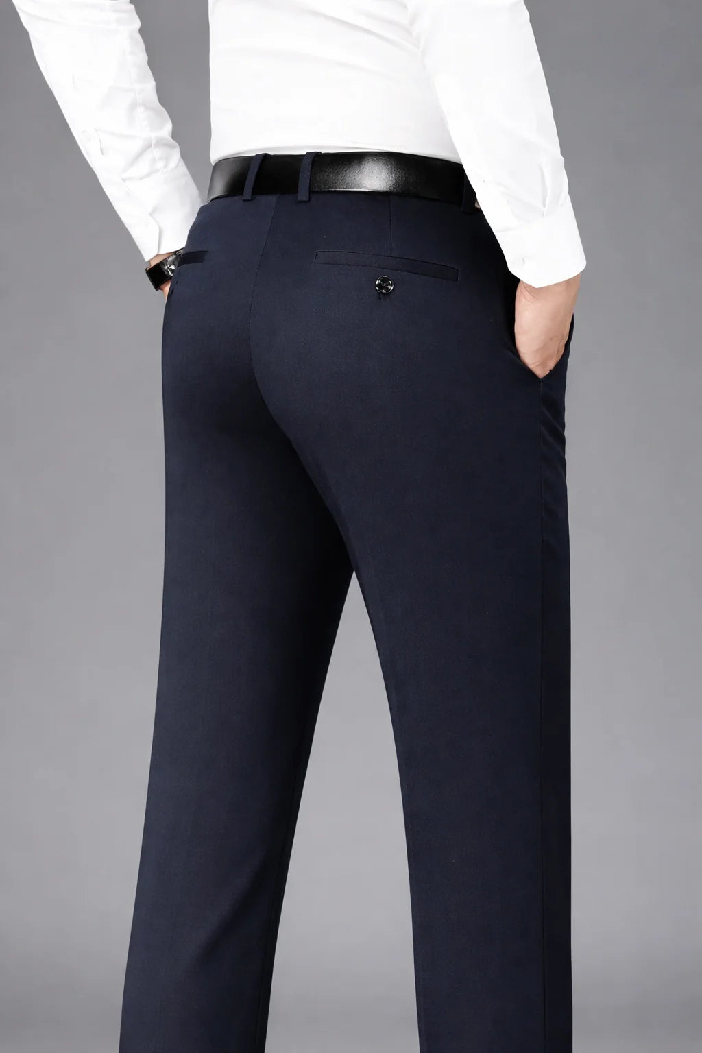 Fleece Slim Straight Trousers