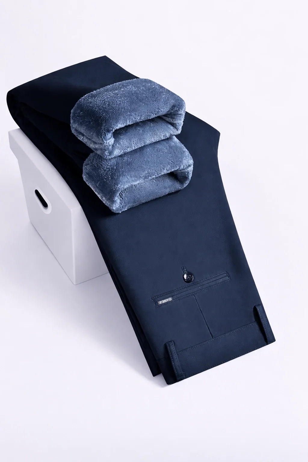 Fleece Slim Straight Trousers