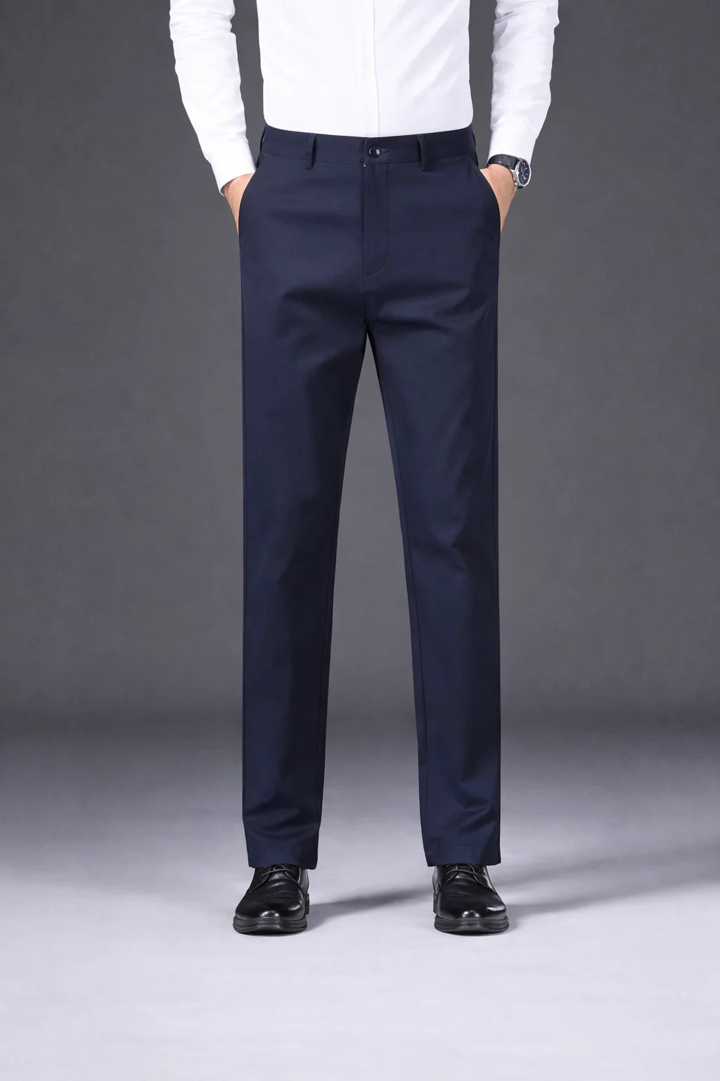 Fleece Slim Straight Trousers