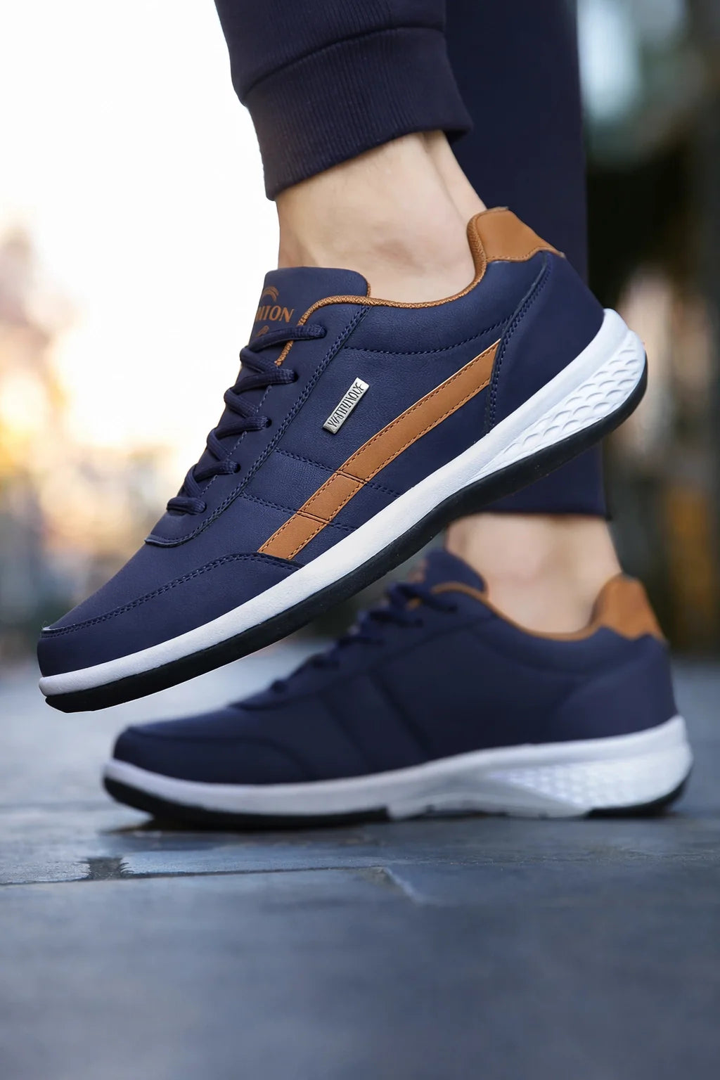 Alven PU Leather Sneakers