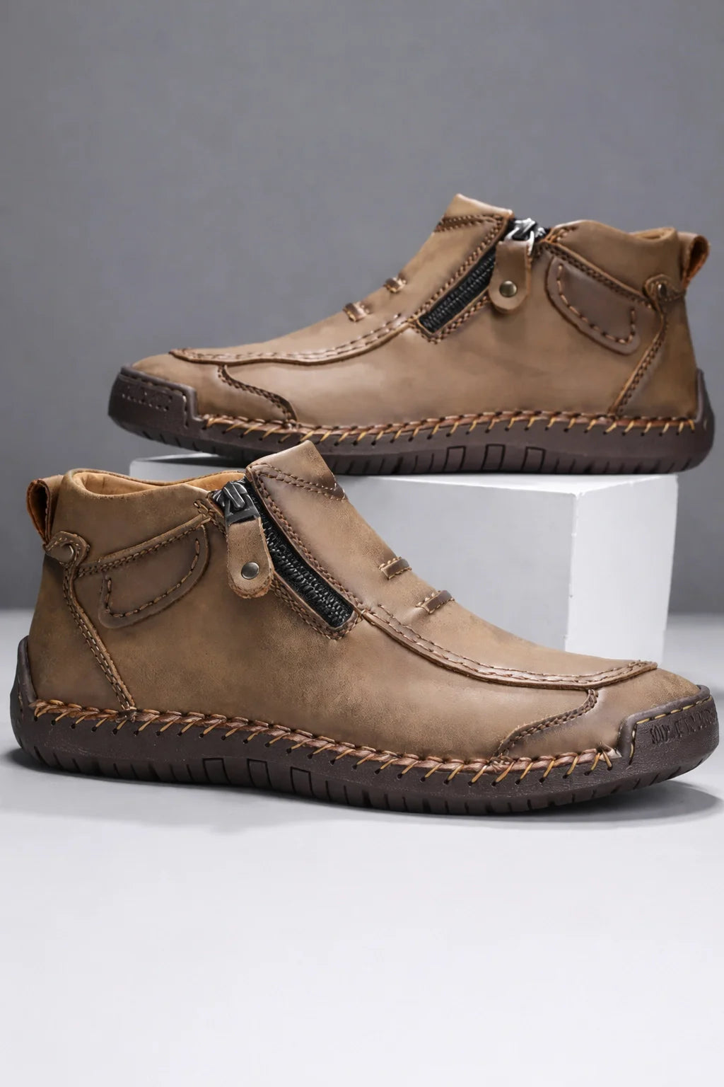 Handmade Leather Ankle Boots