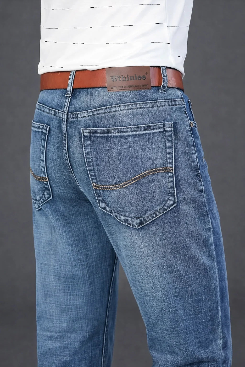 Classic Straight Denim Jeans