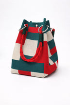 Retro Knit Bucket Handbag