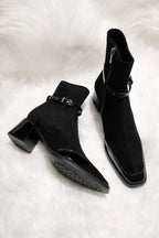 Alven Patchwork Ankle Boots