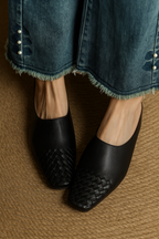 Helma Genuine Leather Mules