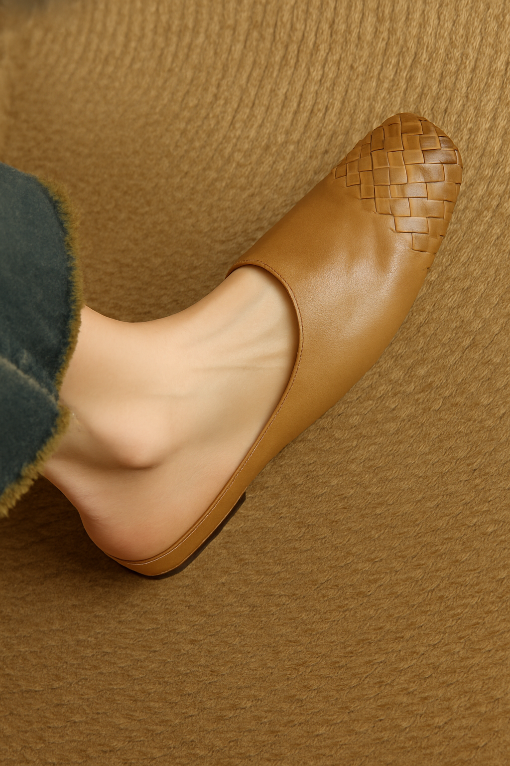 Helma Genuine Leather Mules