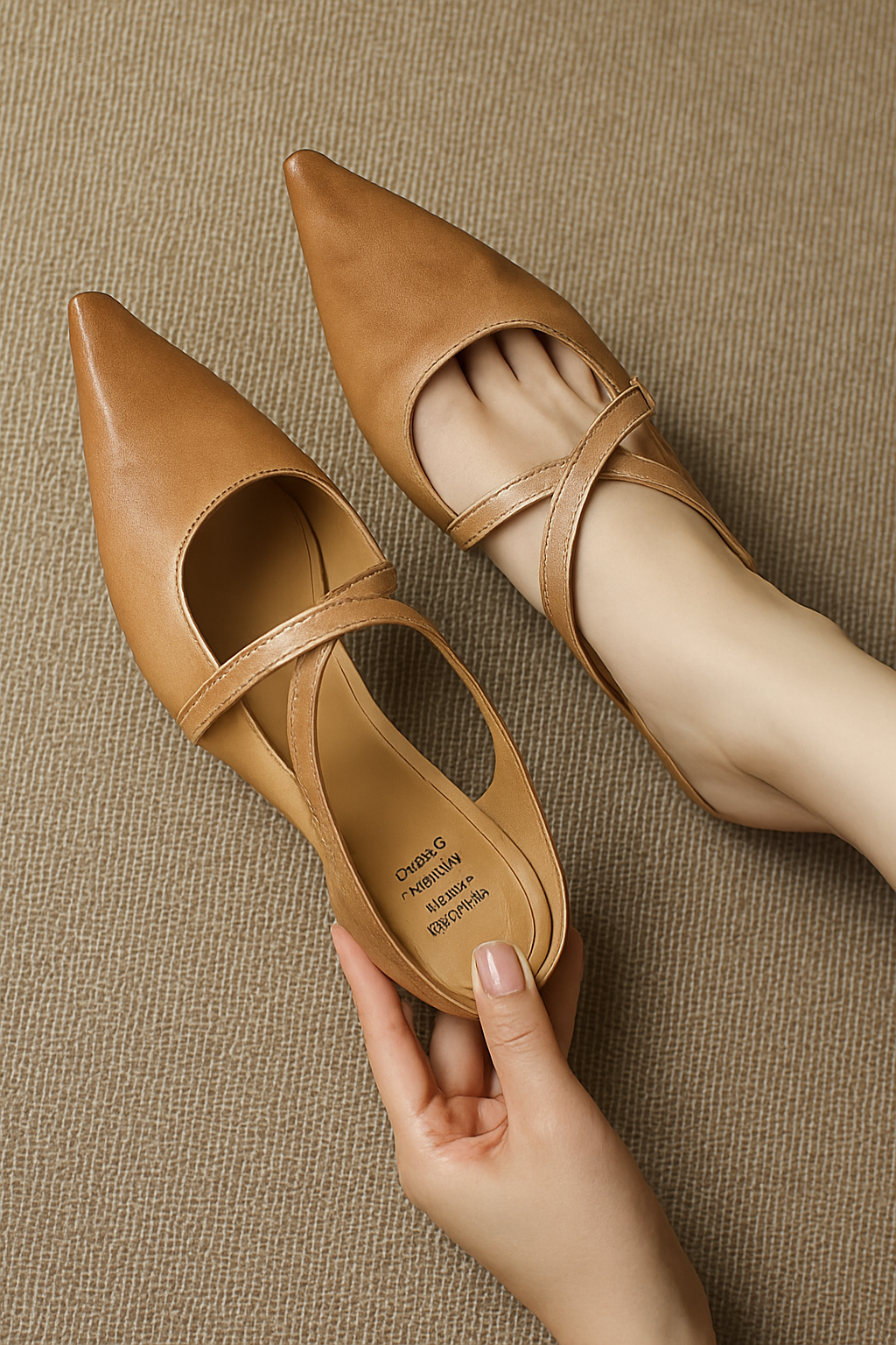 Leather Mules Strap Elegance