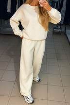 Diamond Elegance Sweatshirt Set