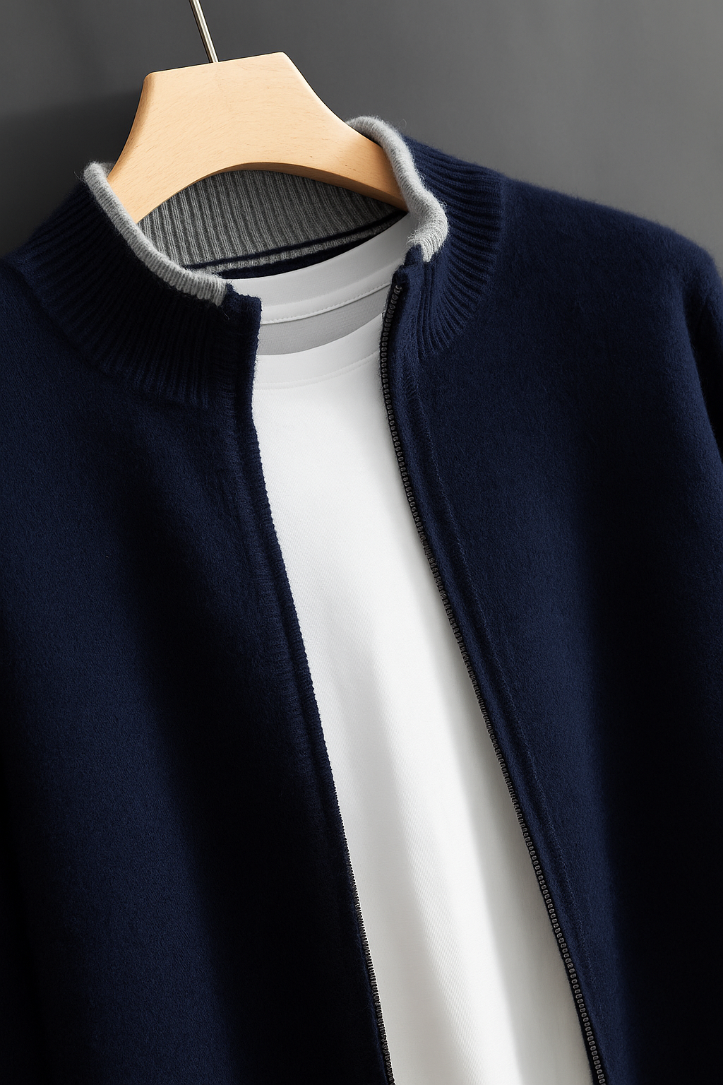 Riku Cashmere Zip Jacket
