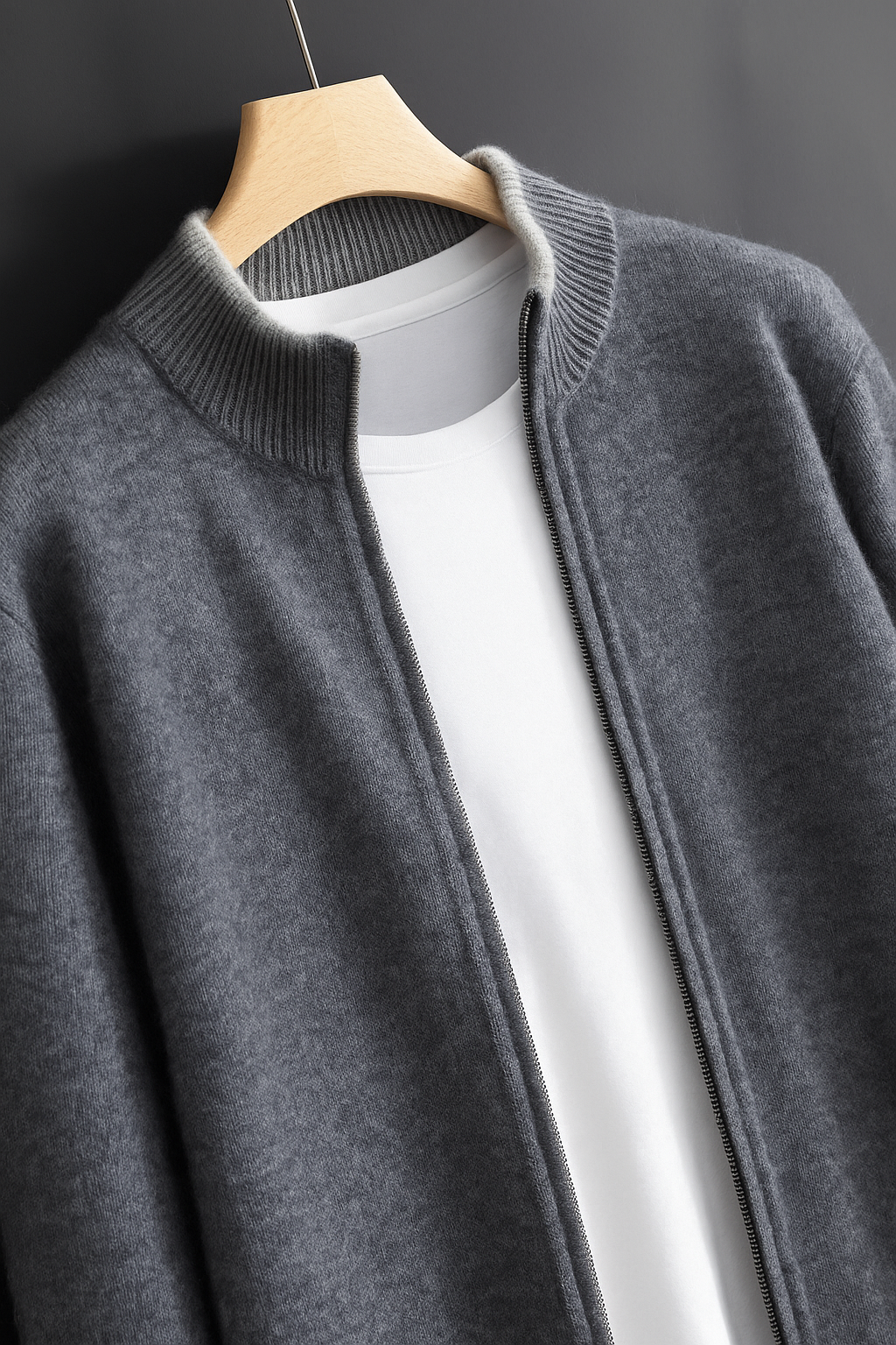 Riku Cashmere Zip Jacket