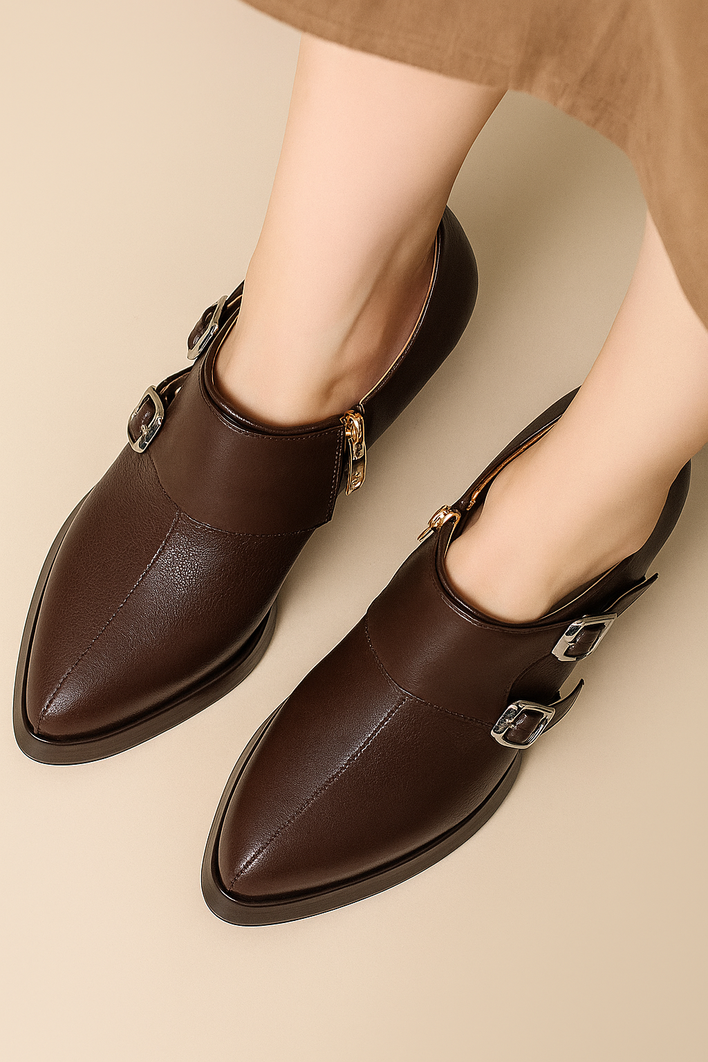 Amaya Genuine Leather Heels