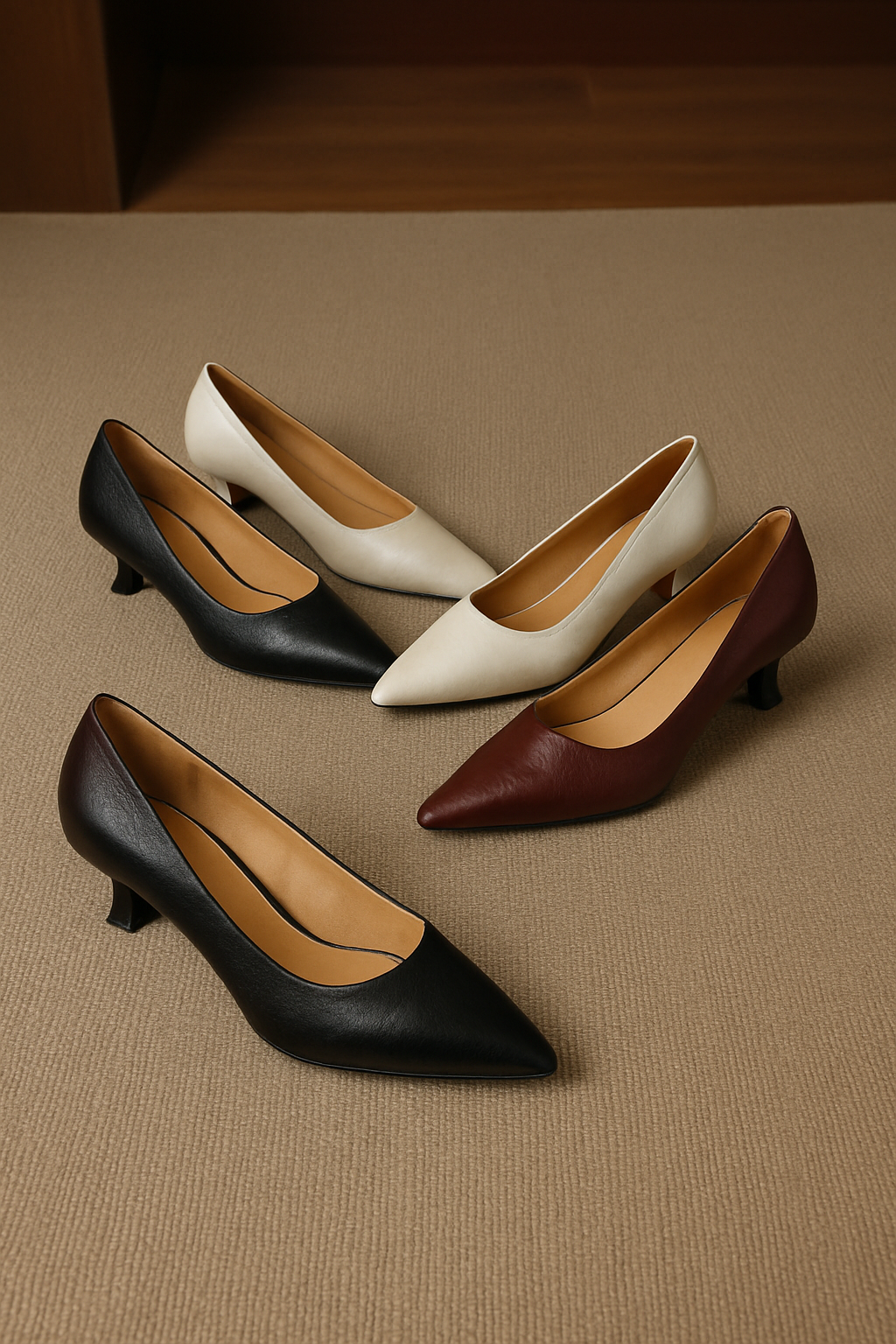 Elar Genuine Leather Heels