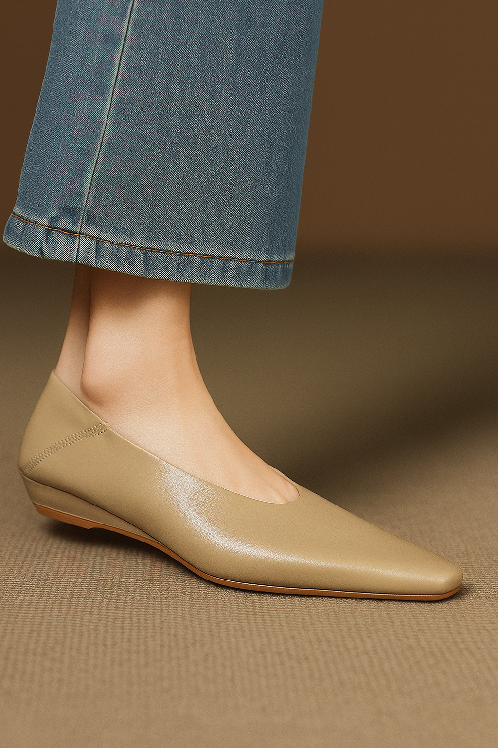 Emor Genuine Leather Flats