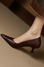 Elar Genuine Leather Heels
