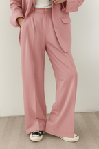 Wide-Leg Suit Jacket