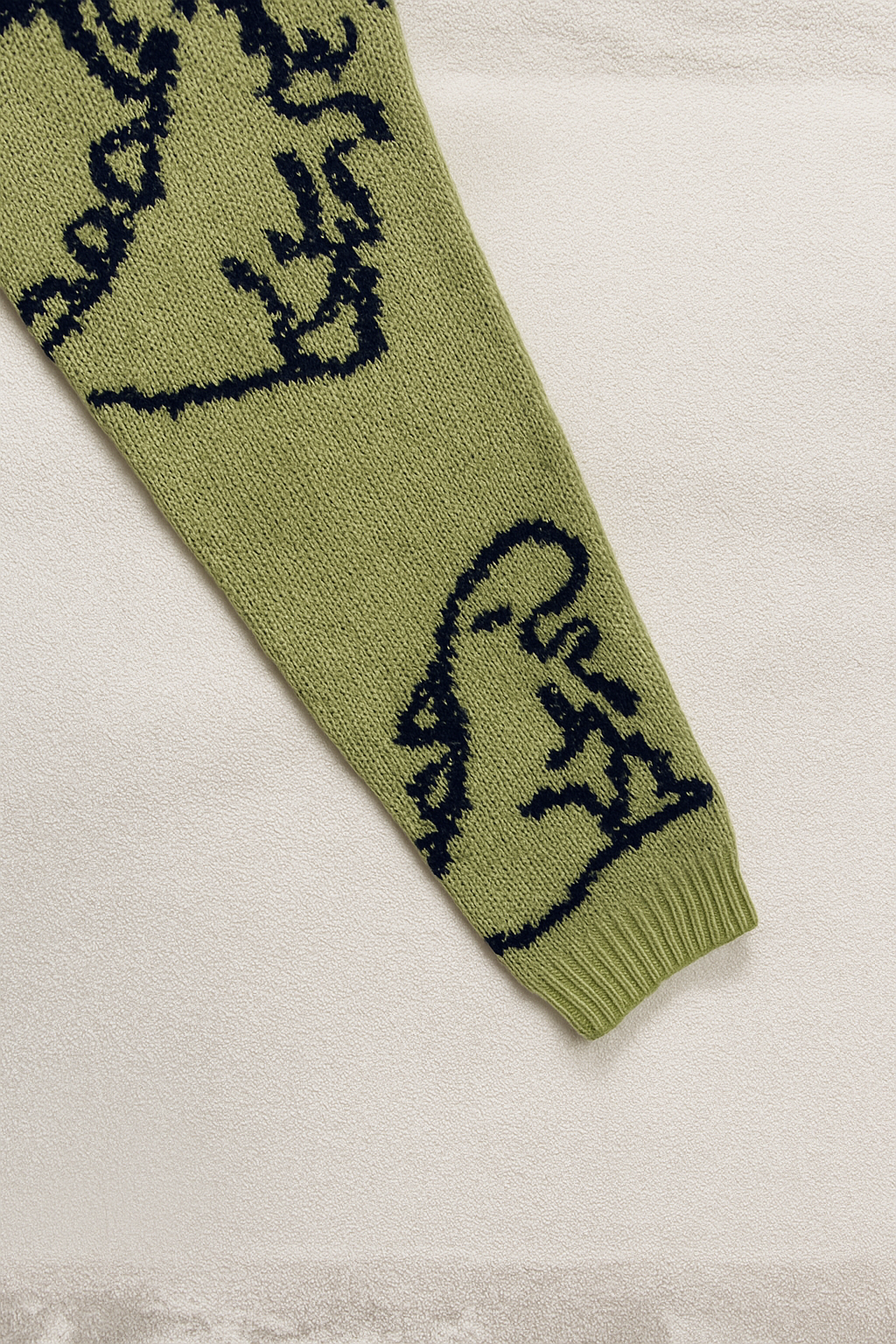 Oversized Dinosaur Knit Sweater