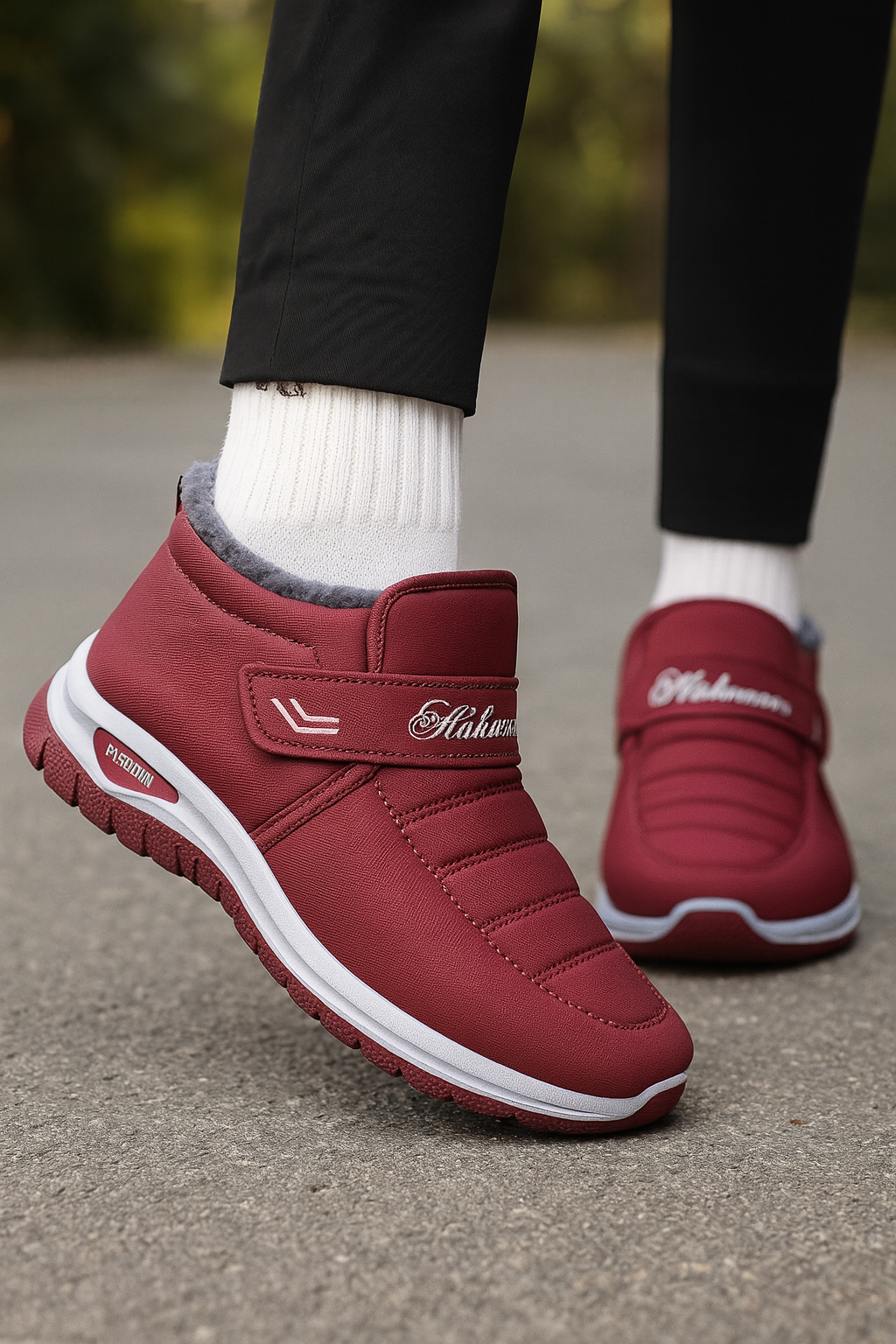 Plush-Lined Winter Ankle Boots