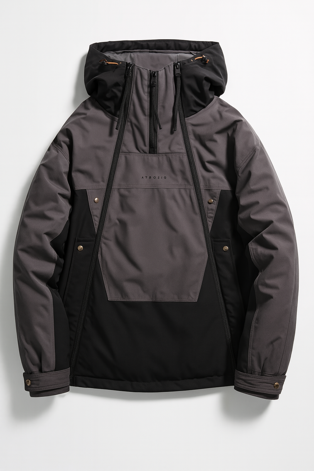 Double Zipper Down Jacket