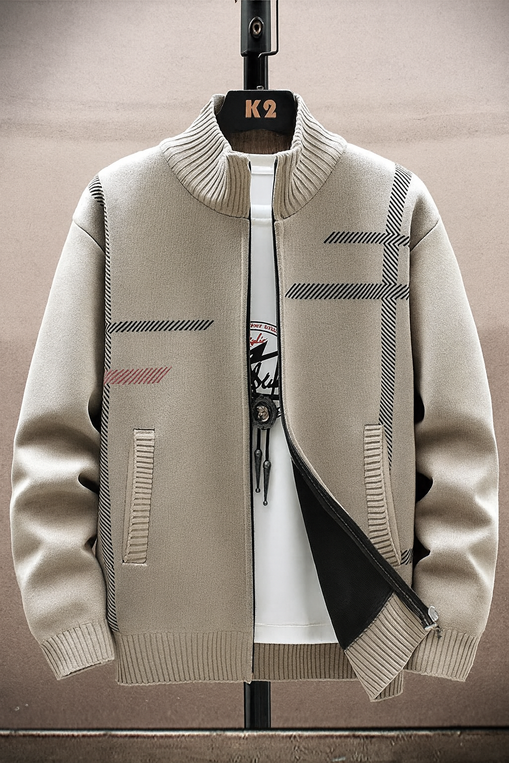 Plush Knitted Cardigan