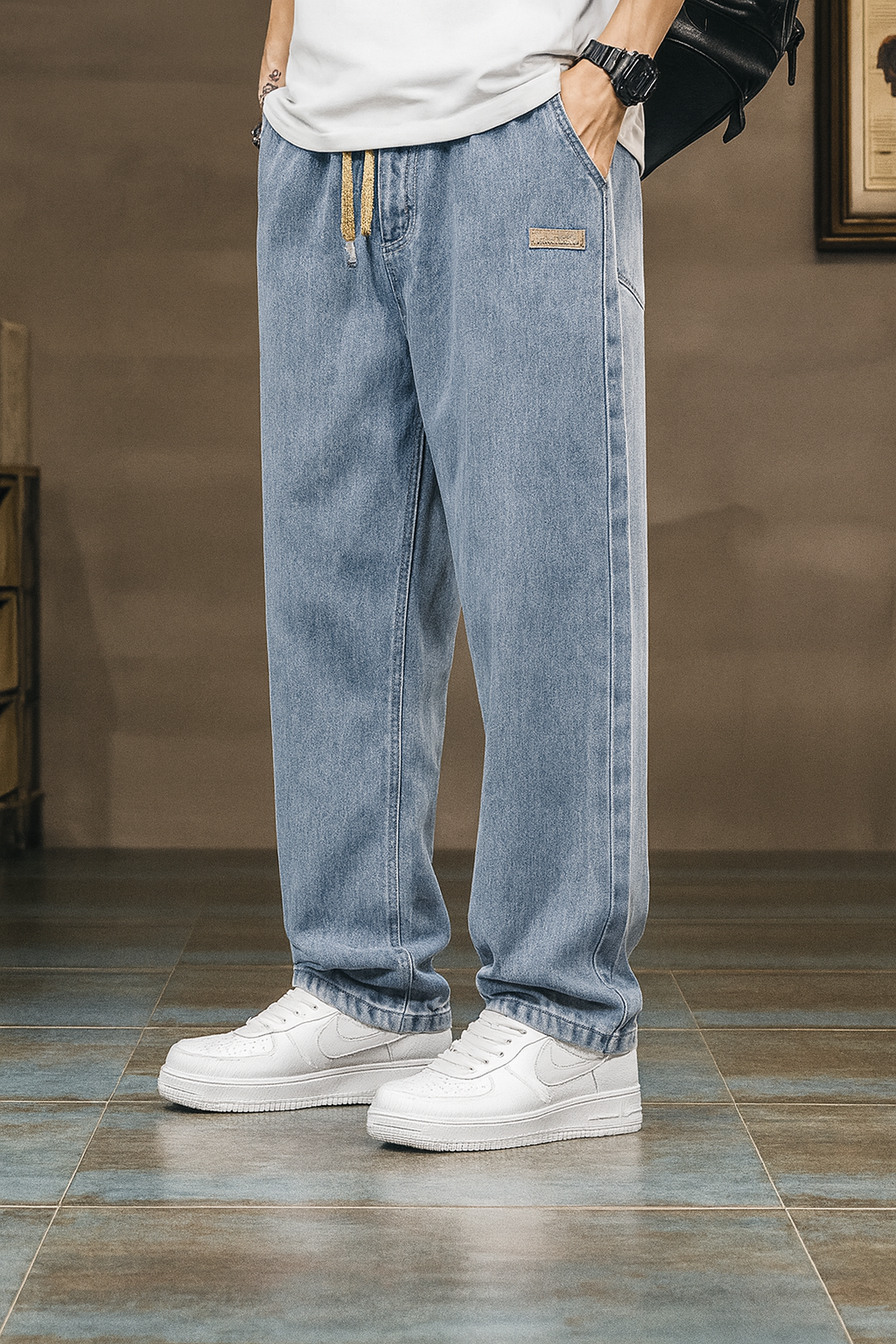 Leg Wide Fit Jeans