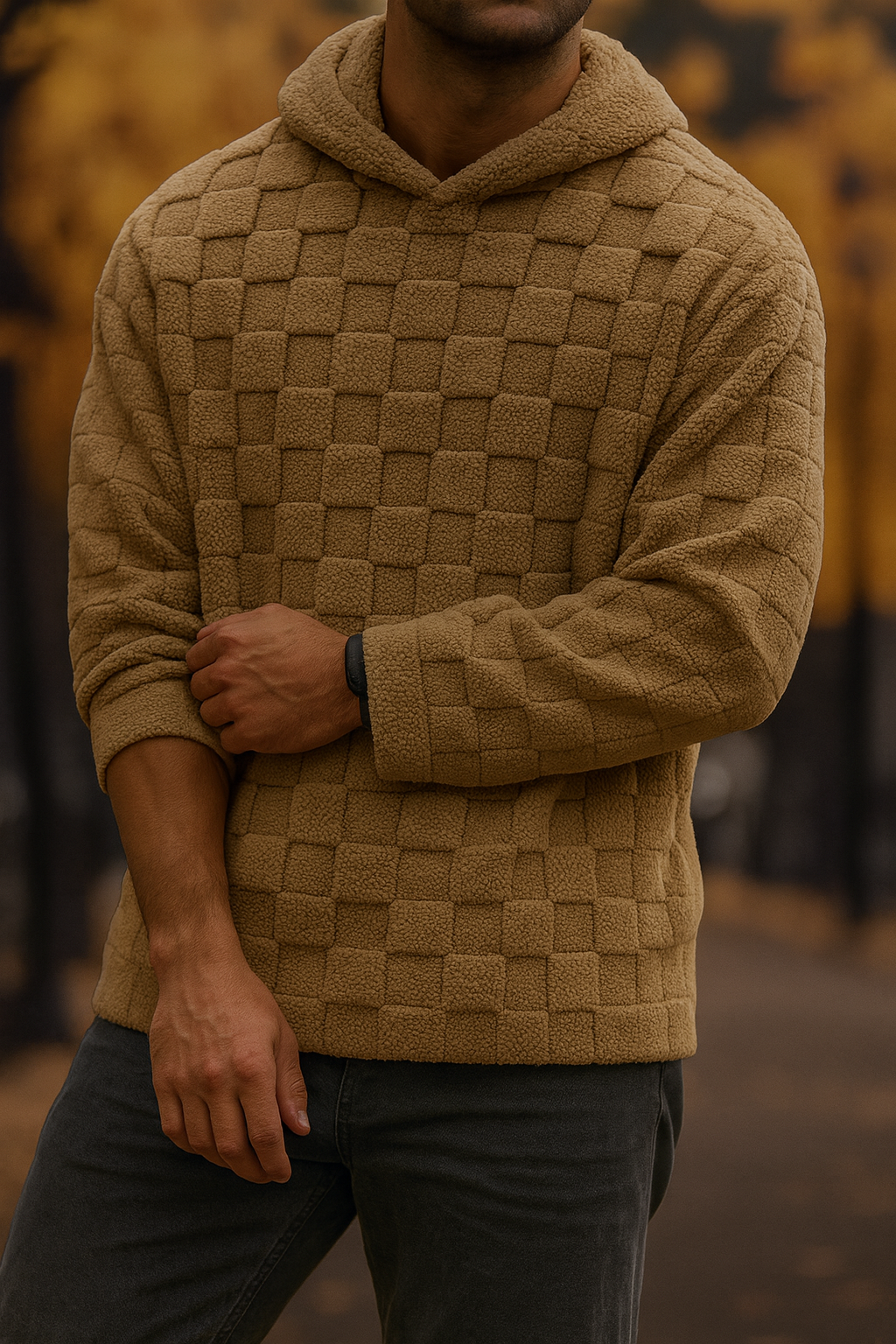 Fleece Lined Hooded Sweatshirt