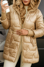 Hooded Quilted Jacket