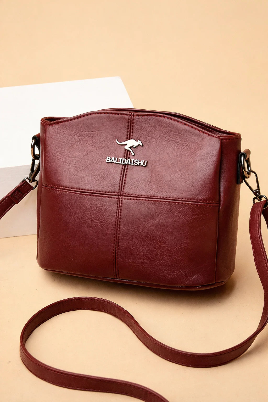 Leather Crossbody Shoulder Bag