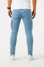 Cargo Denim Jogger Jeans