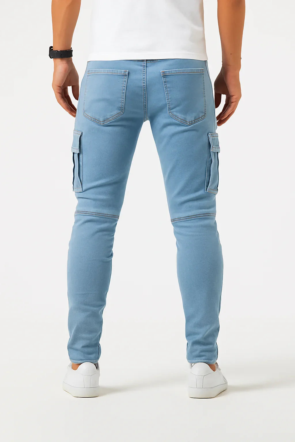 Cargo Denim Jogger Jeans
