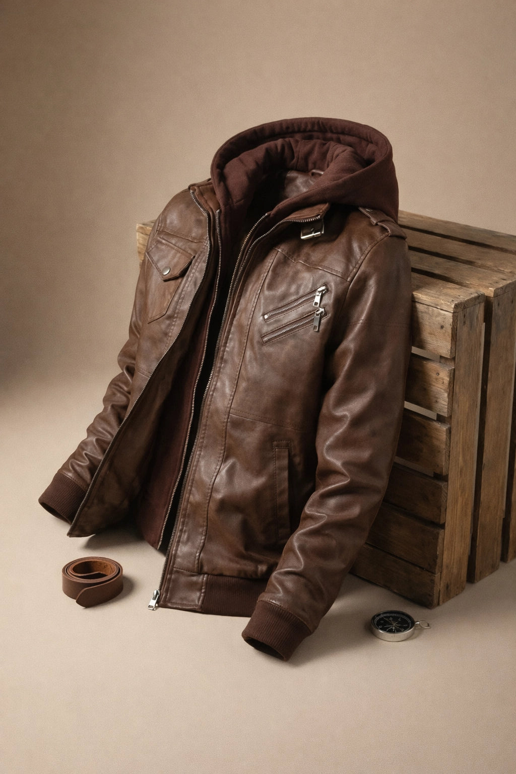 Moto Hooded Jacket