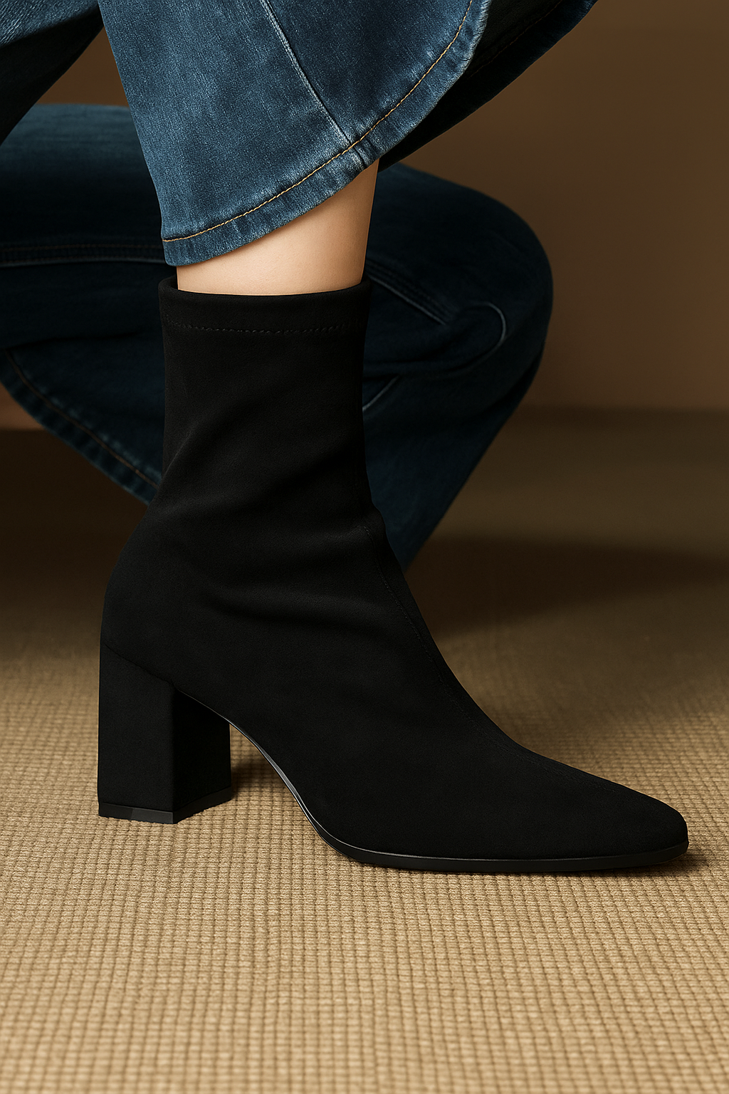 Alora Genuine Suede Boots