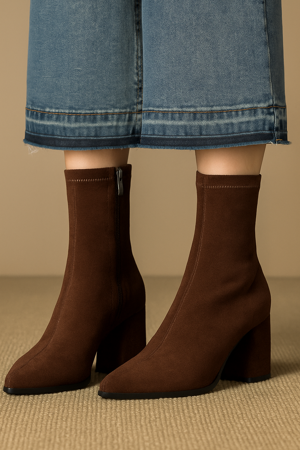 Alora Genuine Suede Boots