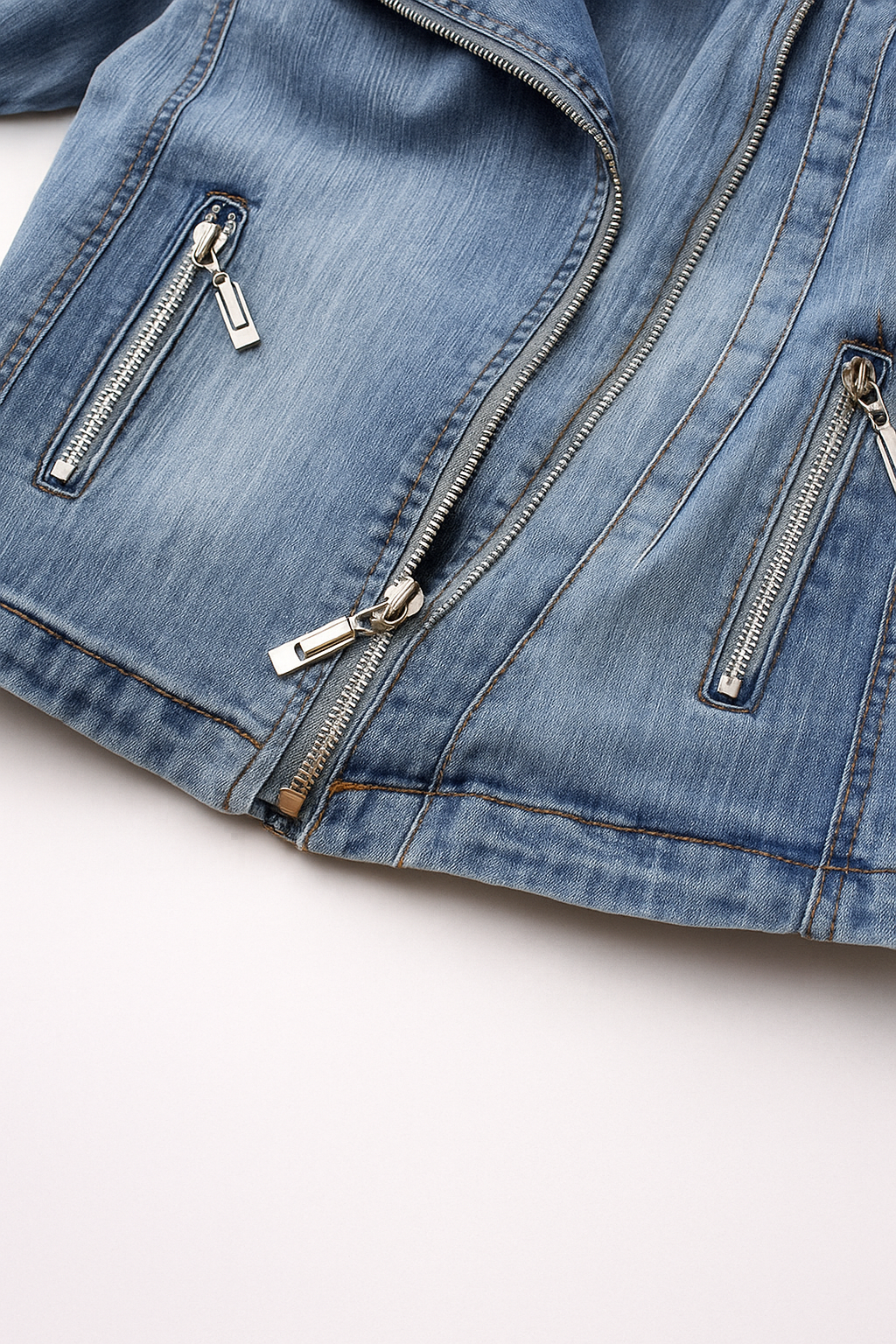 Freya Denim Zip Jacket