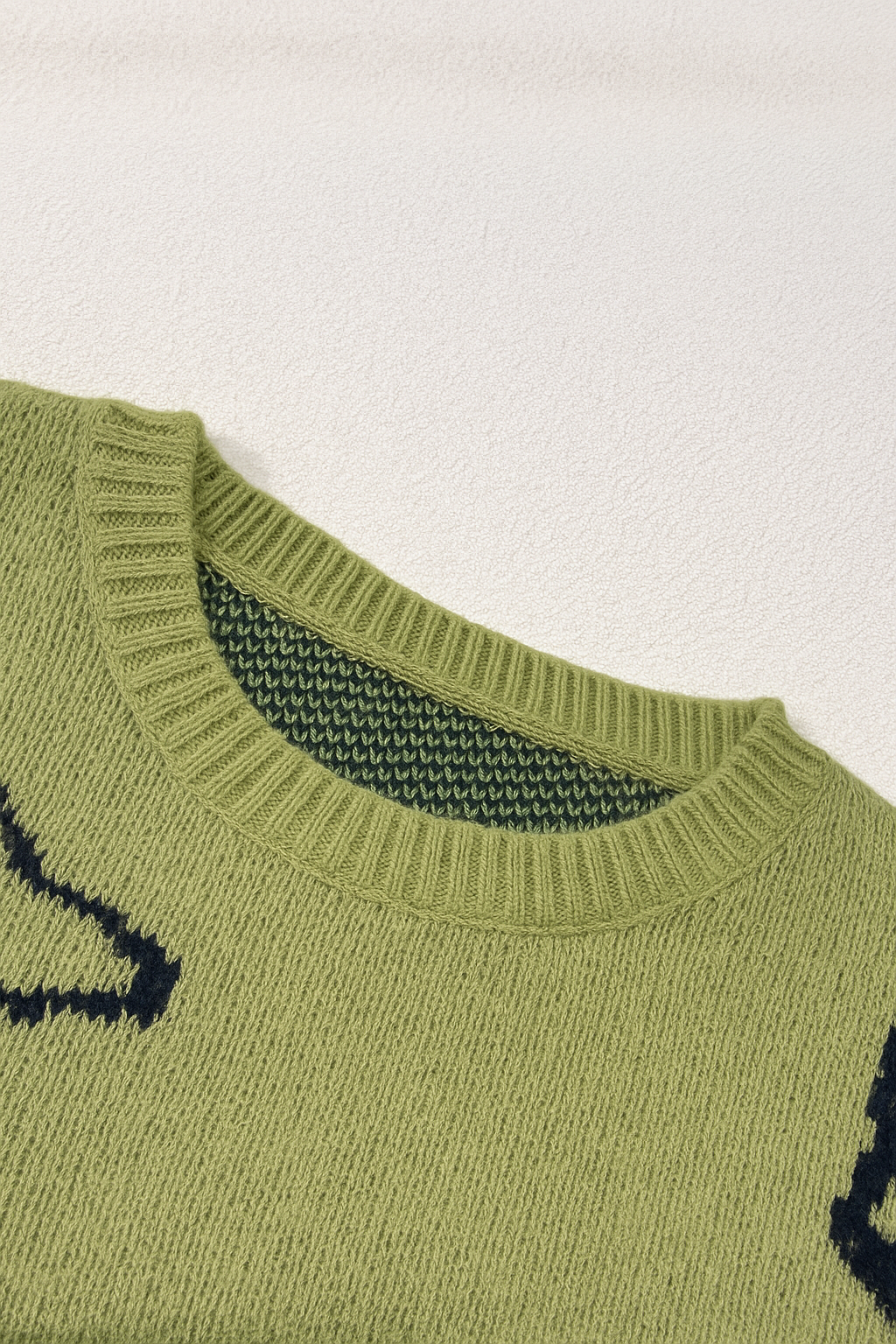 Oversized Dinosaur Knit Sweater