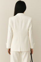 Wide-Leg Suit Jacket