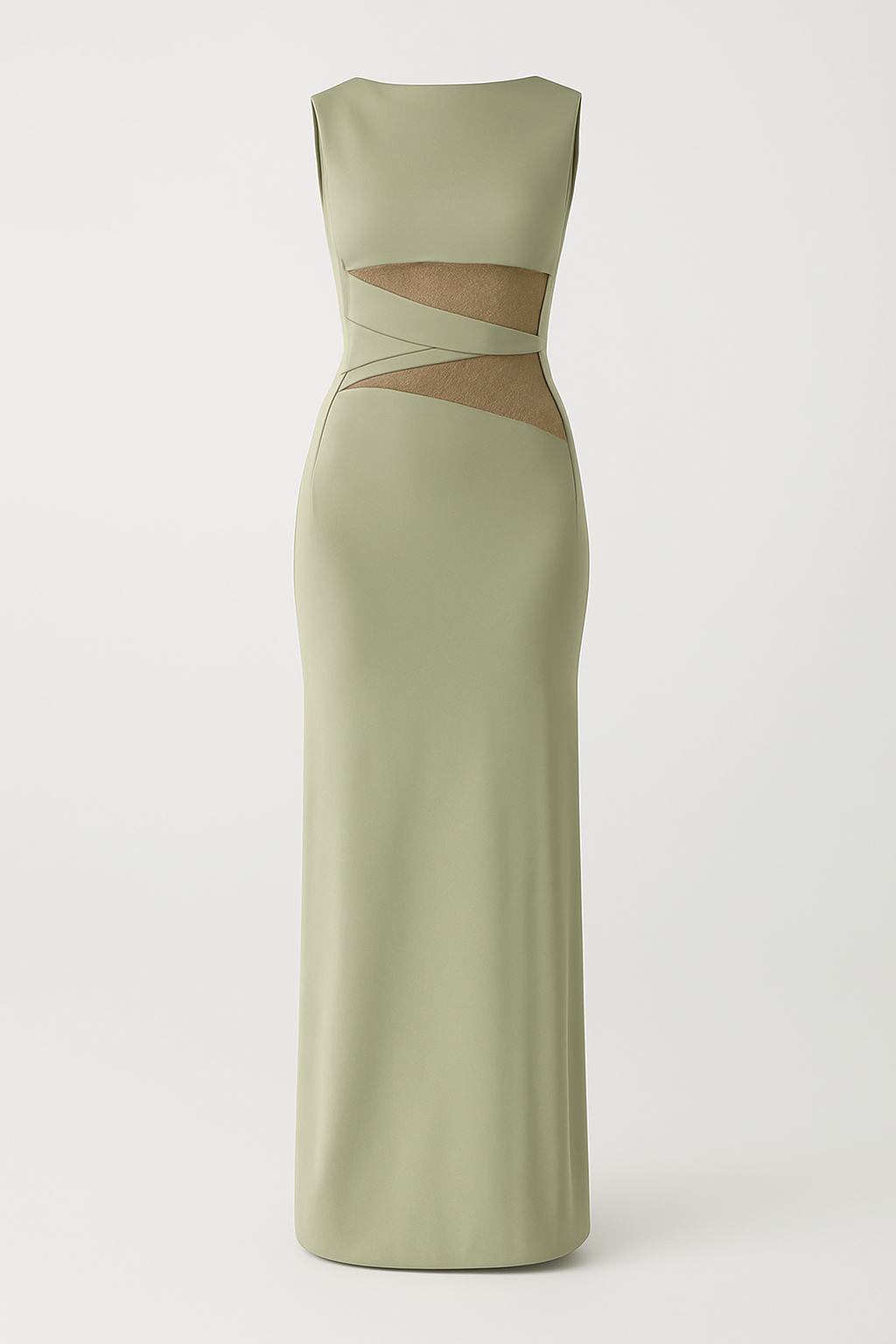 Lace Patchwork Backless Bodycon Dress